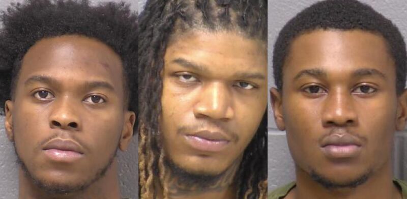 Demarco Dillon (left), Zhaquez White and Devonte Mauldin