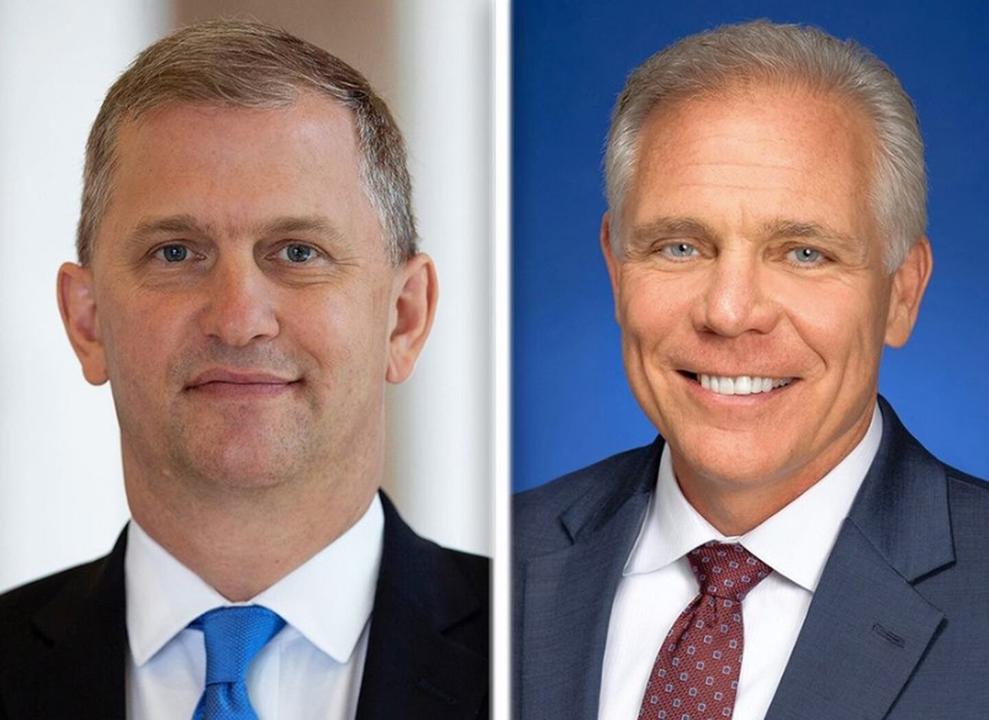 Democratic U.S. Rep. Sean Casten of Downers Grove, left, and Orland Park Republican Keith Pekau are candidates for the 6th Congressional District seat in November.