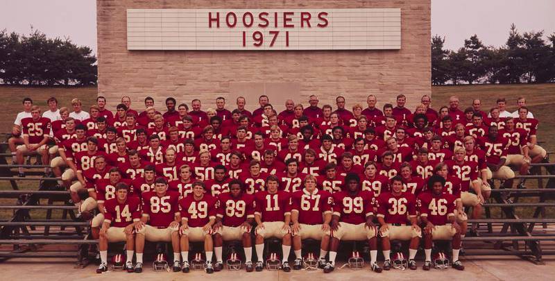 Princeton's Jim Howard was a member of the 1971 Indiana Hoosiers football team.
