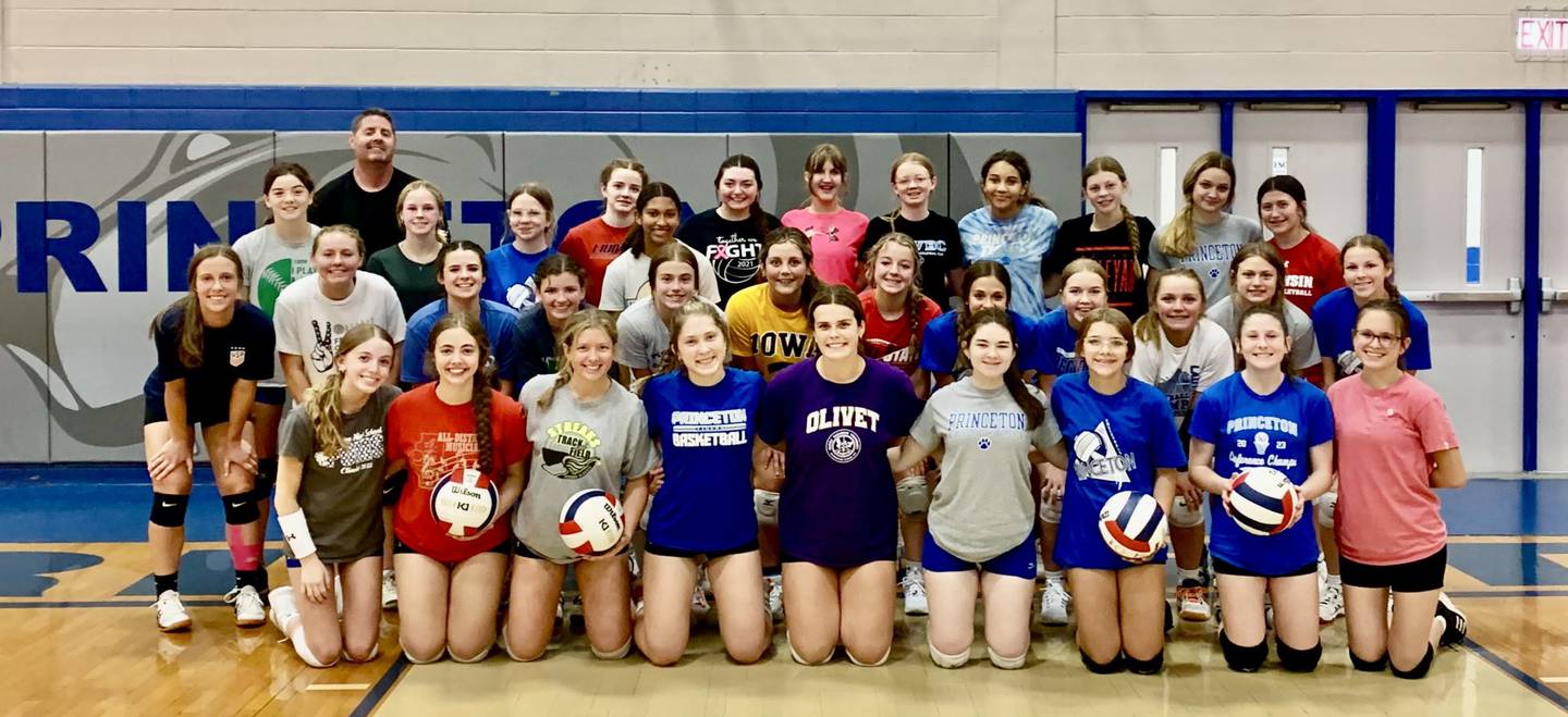 The Princeton Tigresses Volleyball Camp had a record turnout this year, including the high school session.