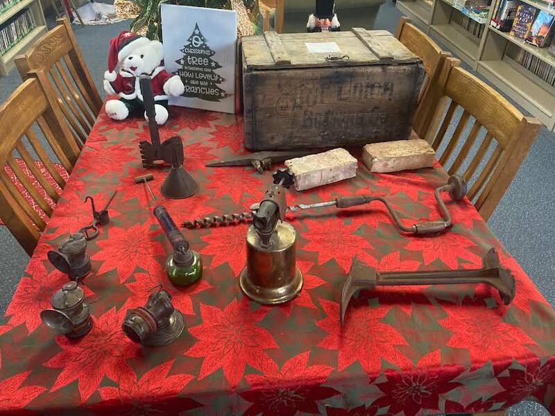 The Putnam County Public Library District has on display at its Hennepin headquarters a Cherry coal mining collection. An anonymous patron donated this collection to the library recently.