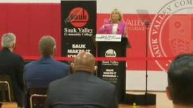 Video: First lady Jill Biden speaks at Sauk Valley Community College