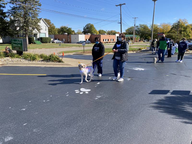 The dog parade featured a benefit bake sale with Greenfield’s homemade human and dog treats.