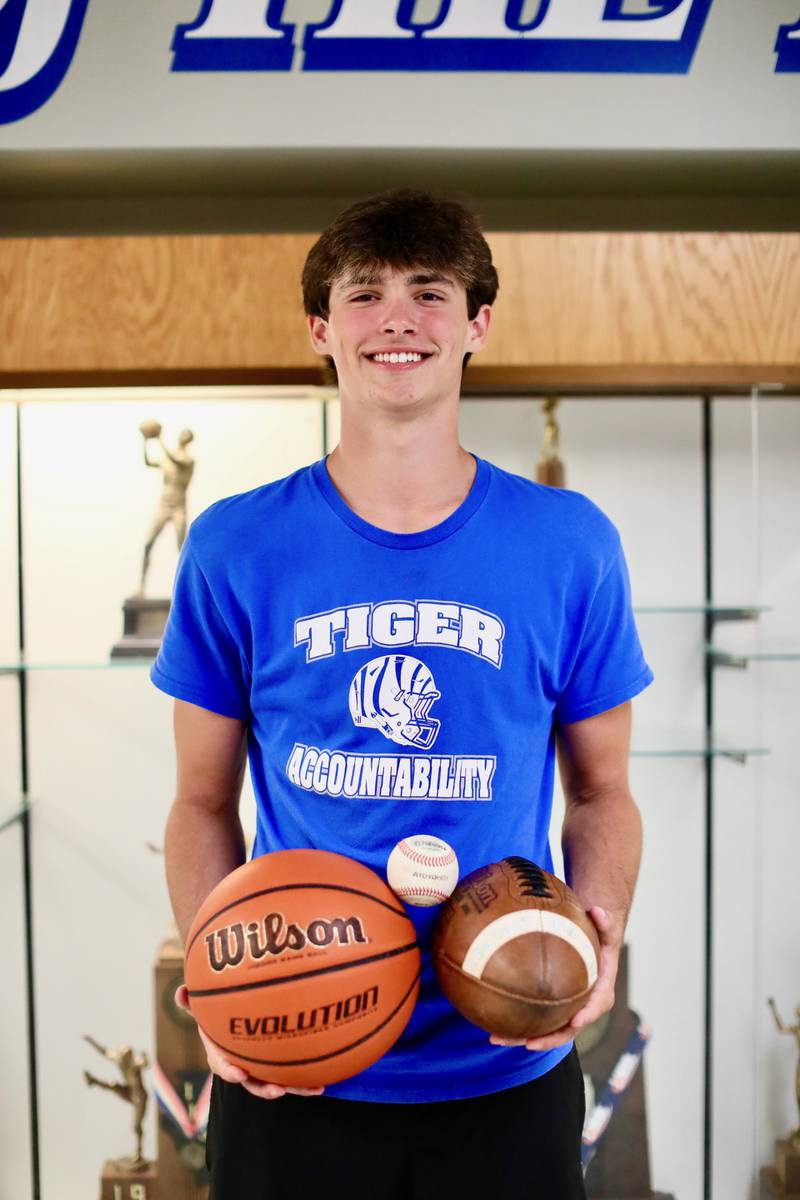 Princeton's Noah LaPorte is the 2024 NewsTribune's Male Athlete of the Year.