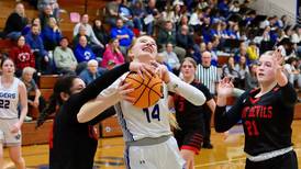 Photos: Hall at Princeton girls basketball 
