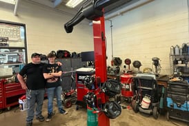 OTHS Automotive Vocational Education Program adds new Hunter Hawkeye Elite alignment machine