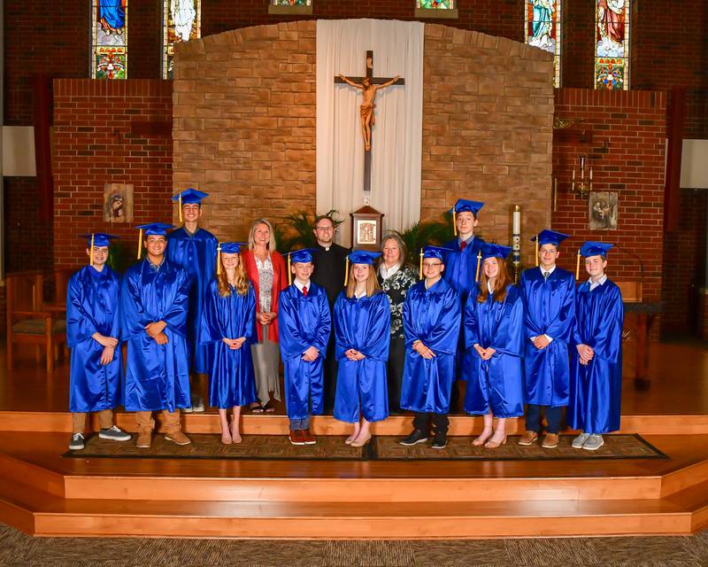 The commencement ceremony for the Class of 2022, the 132nd graduating class of Immaculate Conception Catholic School in Morris, was held during a 7 p.m. liturgy on Thursday, May 19.