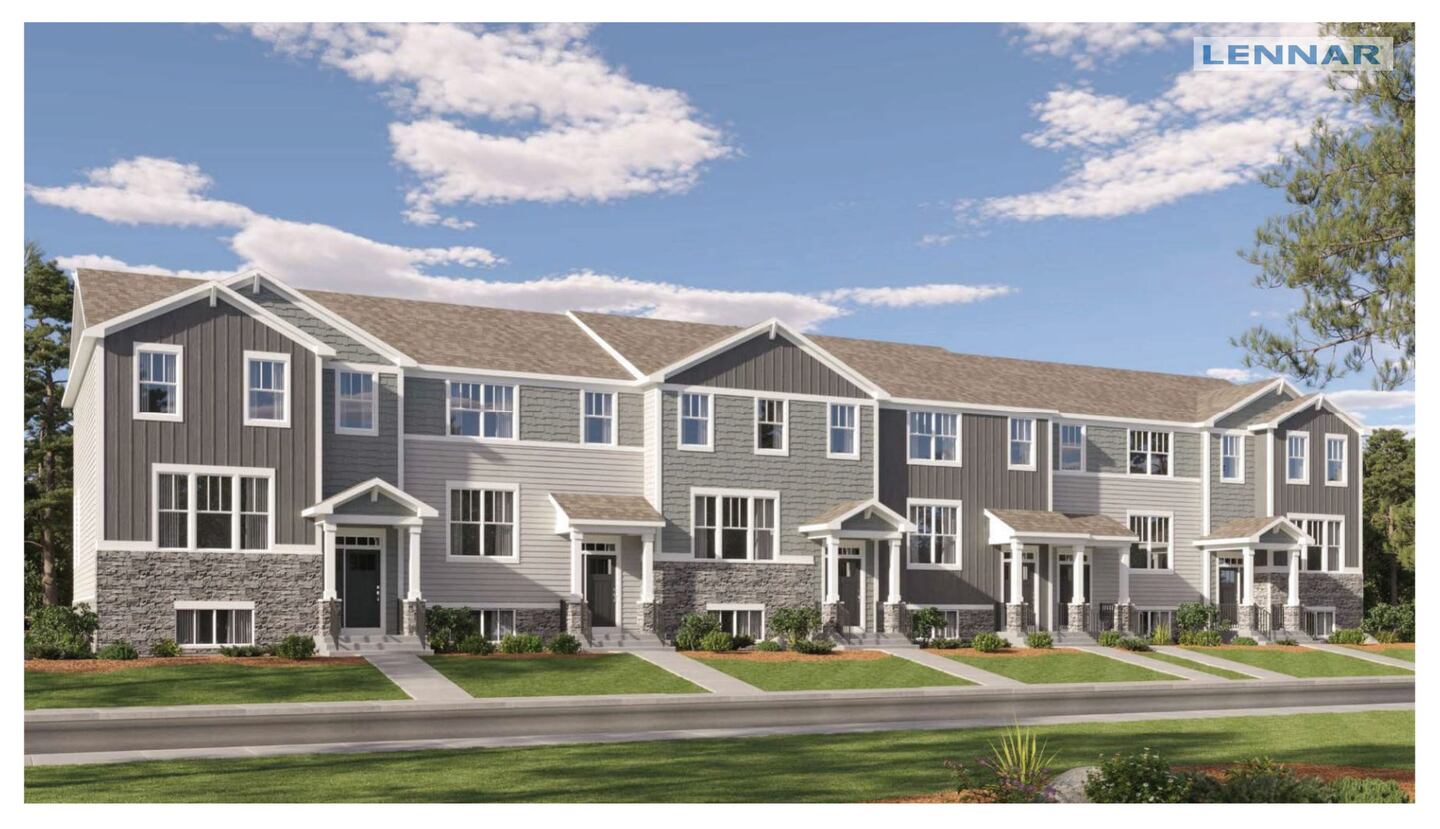 Concept plan renderings of the proposed Emblem St. Charles townhome development on the west side of St. Charles.