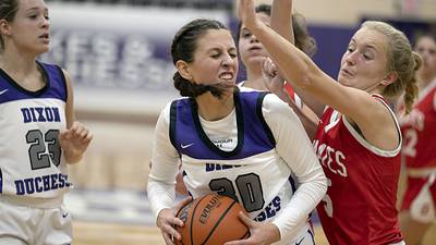 Girls basketball: Dixon girls build lead, answer Ottawa rally to win at home