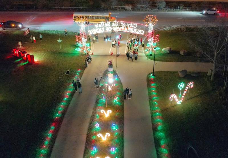 Roughly 400 festive light displays are showcased for the public to enjoy at Rotary Park at 2845 E. Fifth Road in La Salle. The Celebration of Lights display will be open from 5 to 9 p.m. to Jan. 1 with special hours the week of Christmas from 5 to 10 p.m.