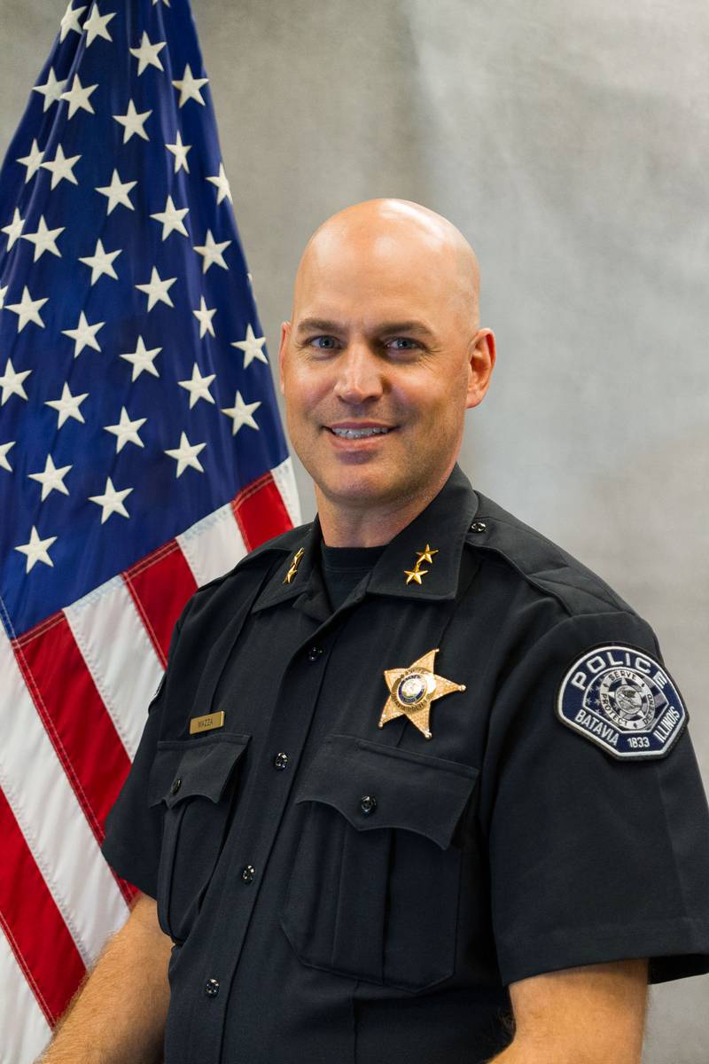 Veteran Batavia police officer Shawn Mazza is the new chief of the Batavia Police Department.