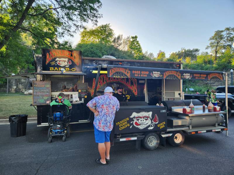 Annabell's Bar-B-Q in Joliet was one of the food trucks serving attendees during the Independence Celebration on Thursday, July 3, 2025, at the Billie Limacher Bicentennial Park & Theatre in Joliet.