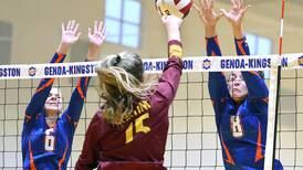 Photos: Genoa-Kingston volleyball hosts Montini