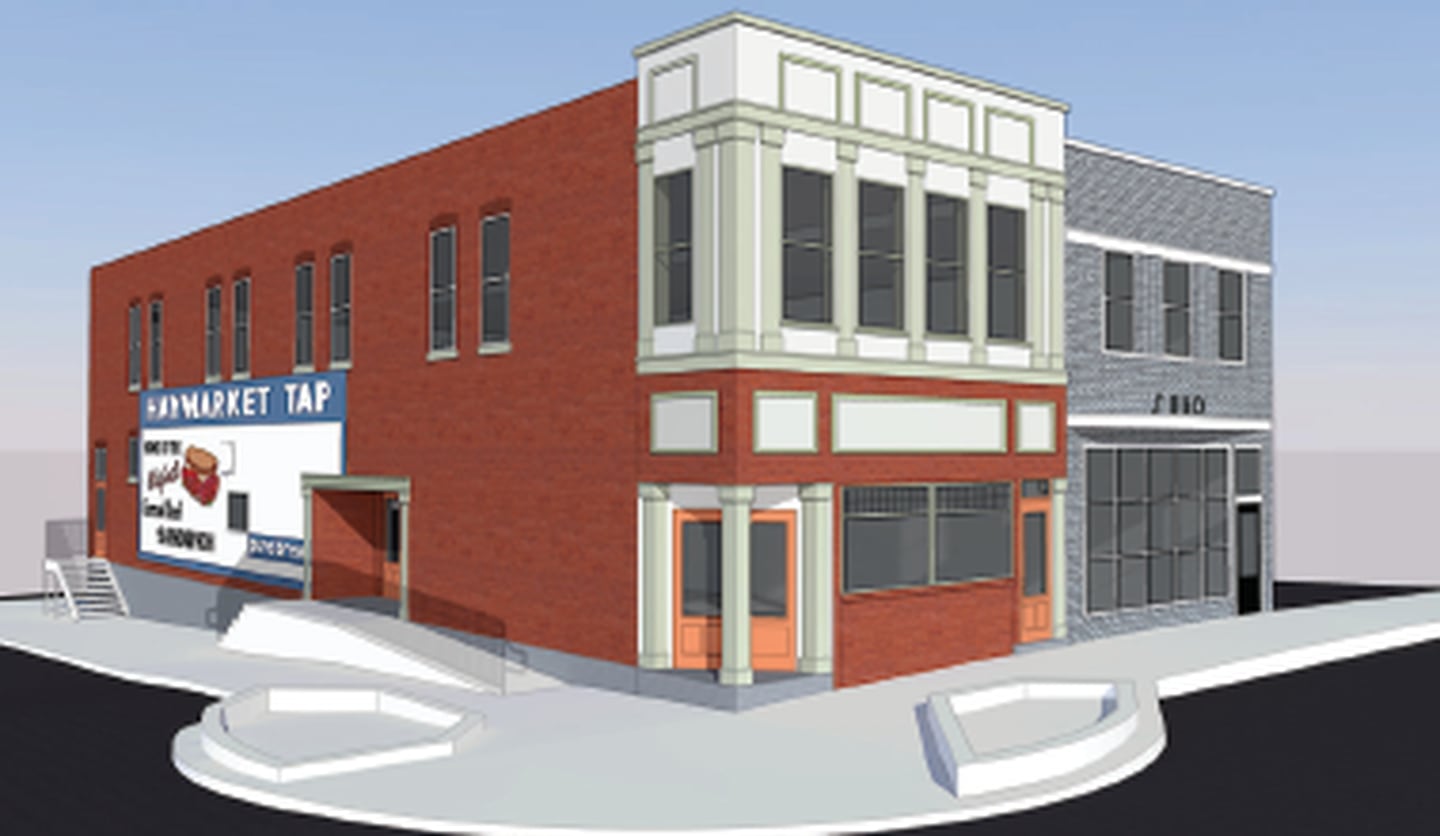 The proposed Haymarket/Beans redesign.