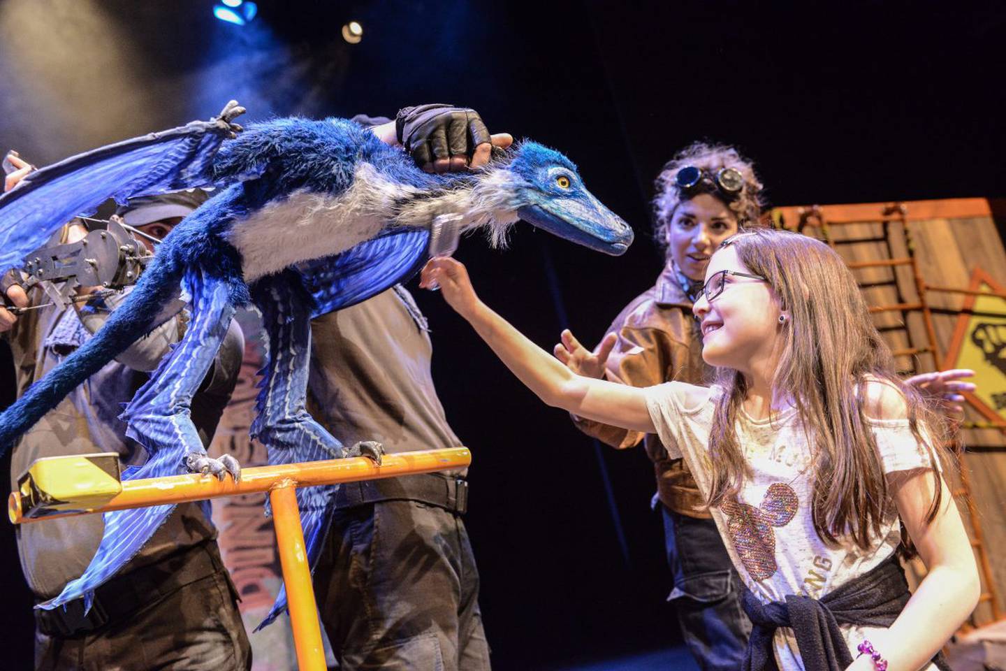 Miranda and the “Dinosaur World Live” puppeteers will present an engaging live theater event for children ages 3 and older 7:30 p.m. Saturday at Historic Dixon Theatre.