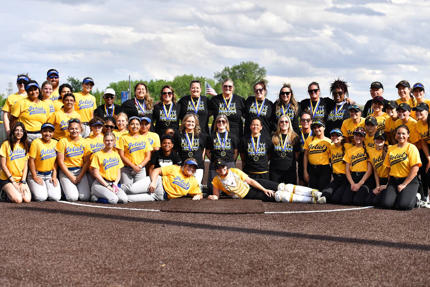 Joliet West's 2000 State Champions honored before the conference game against Joliet Central on Monday, May. 12, 2025, at Joliet.