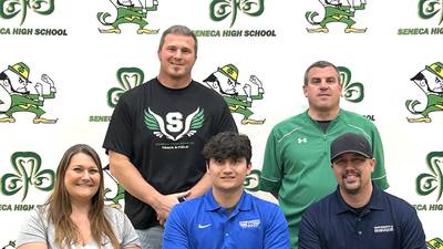 College signing: Seneca’s Nathan Grant chooses University of Dubuque