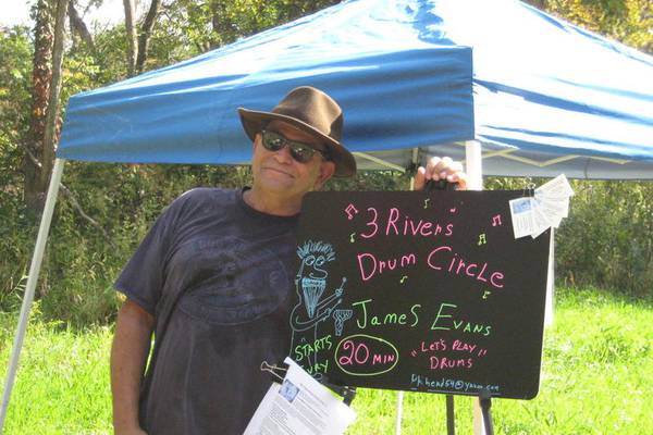Four Rivers in Channahon welcomes in fall with drum circle
