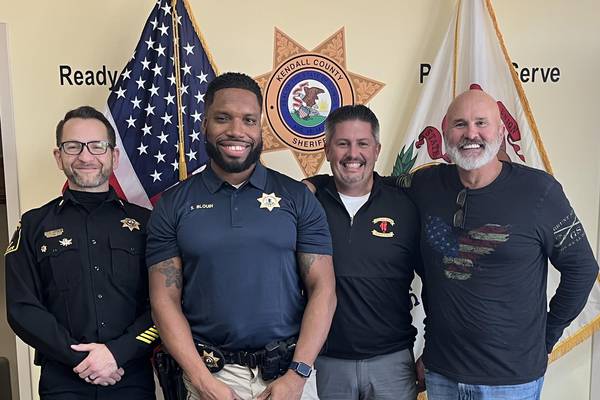 Kendall County Sheriff’s Office recognizes deputy for outstanding service