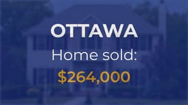 Single-family home in Ottawa sells for $264,000