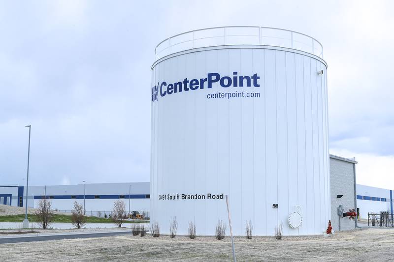 The CenterPoint Properties warehouse built at 3501 Brandon Road on Wednesday, April 21, 2021, in Joliet, Ill.
