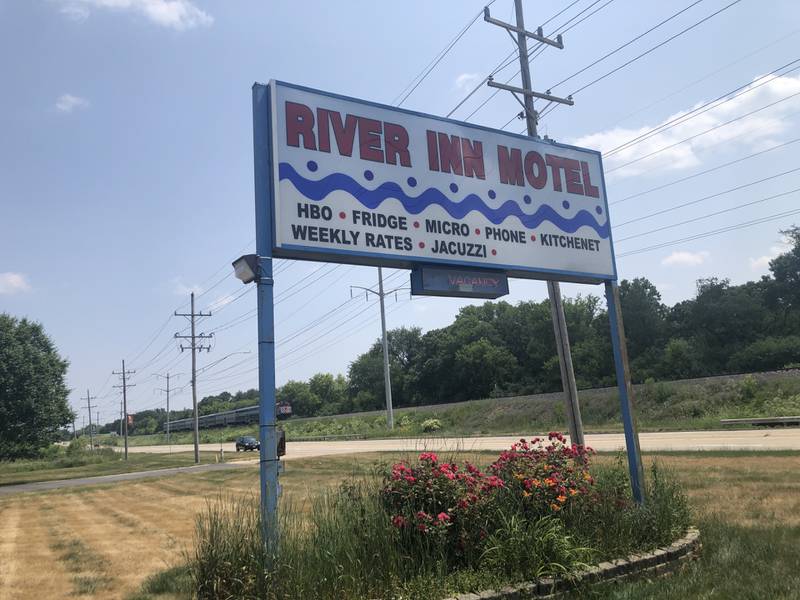 Owners of the River Inn Motel, Fox River Grove, seen here on June 23, 2023, have agreed to expand video surveillance a the motel due to past overdose deaths, according to the McHenry County State's Attorney.