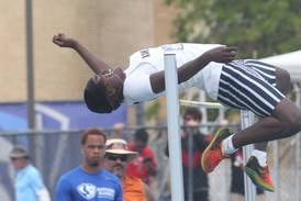 Kaneland’s Freddy Hassan soars to second place in Class 3A high jump for third All-State medal