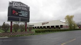 Odeum Expo Center in Villa Park positioned by the village for a sale
