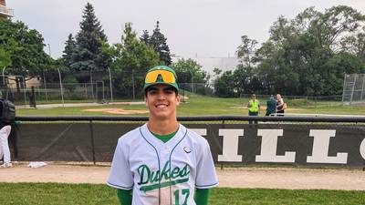 Drew Gami shows off bat and arm in York’s sectional semifinal win over Glenbard West
