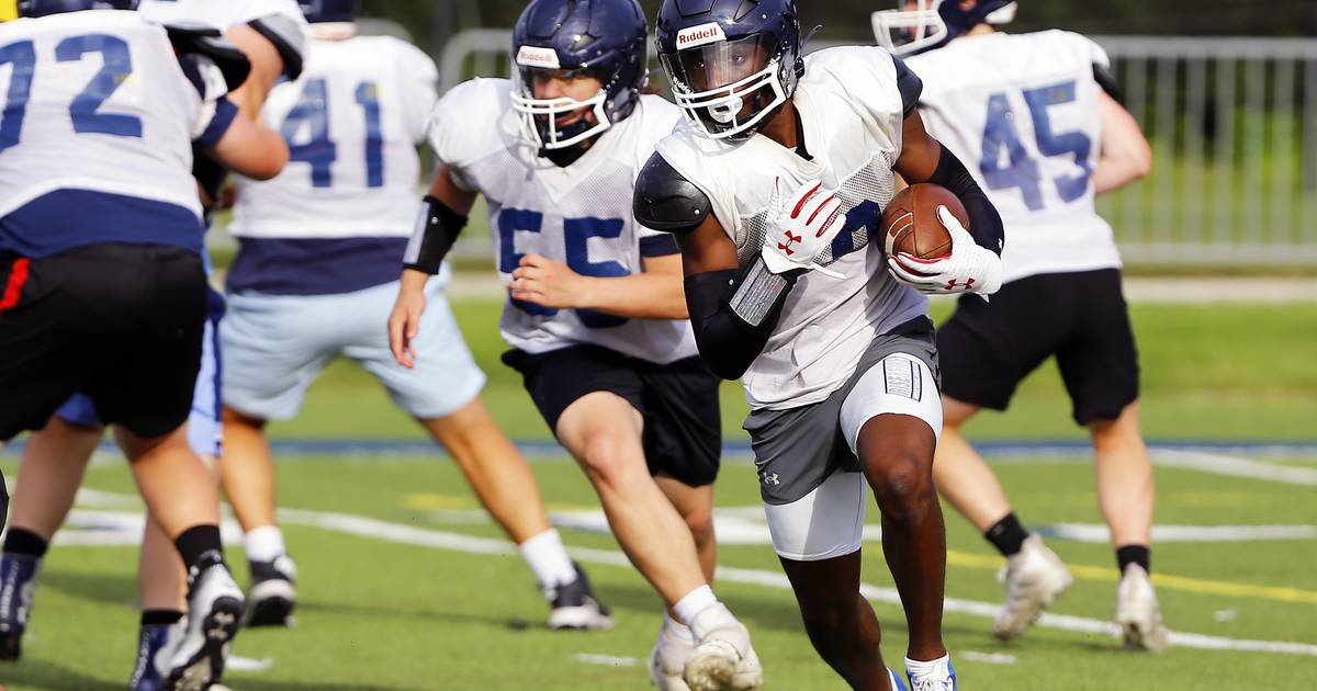 Photos Nazareth Academy football practice Shaw Local
