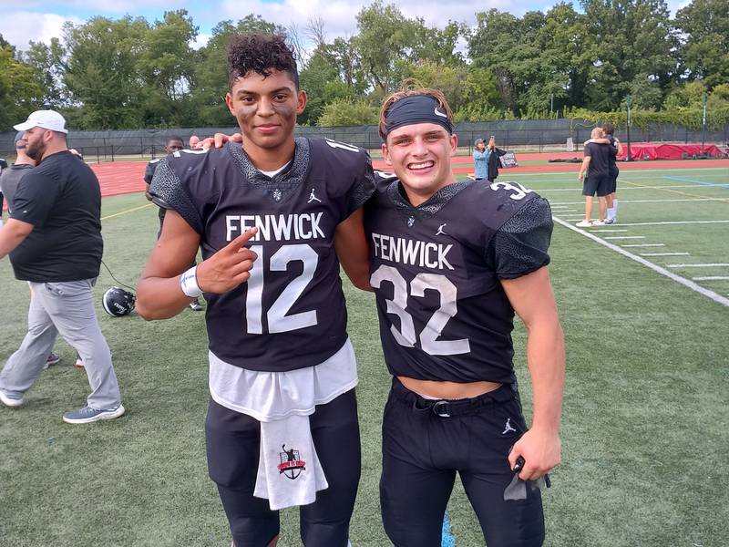 Fenwick's Marek Hill (left) and Luke D'Alise