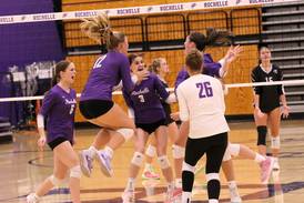 Photos: Rochelle volleyball vs. Kaneland