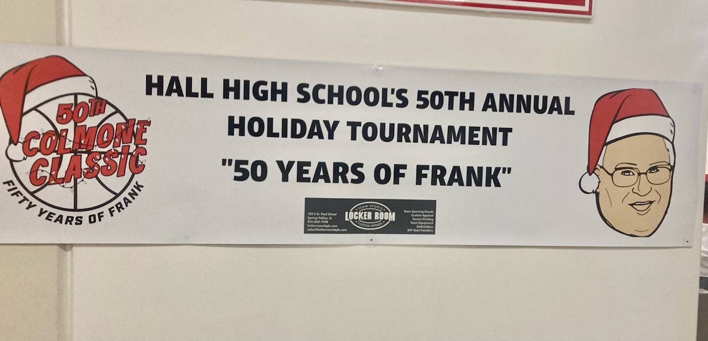 Hall High School is celebrating "50 years of Frank" and the Colmone Classic this week.