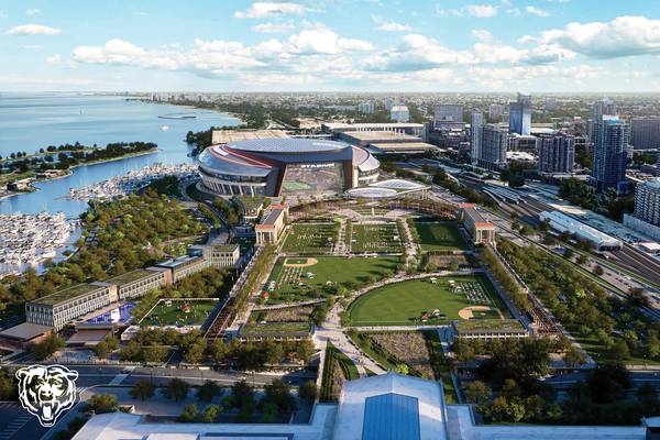 Chicago Bears unveil plans for $3.2B stadium on Museum Campus