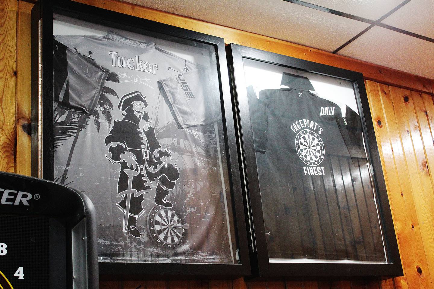 Je'Rod's Bar and Grill in Shannon hosts dart tournaments throughout the year: St. Patrick’s Day; Jerod’s birthday in December, which raises money for the Shannon-Lanark Food Pantry; and one every January that carries particular meaning, honoring Casey Daly, who died in 2022. His dart league jersey hanging near the boards, and there also is one for another regular league player, Kyle Tucker, who died in 2019. "They are celebrations of them," Je'Rod's co-owner and namesake Jerod Henry said.