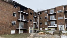 Photos: Charred DeKalb apartment building condemned after major fire 