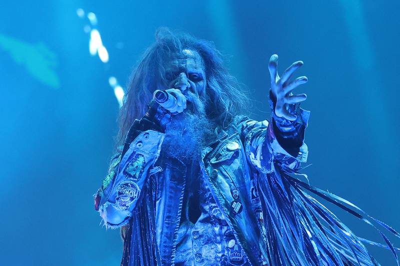 Rob Zombie performs at Riot Fest on Sunday, Sept. 22, 2024 in Chicago.
