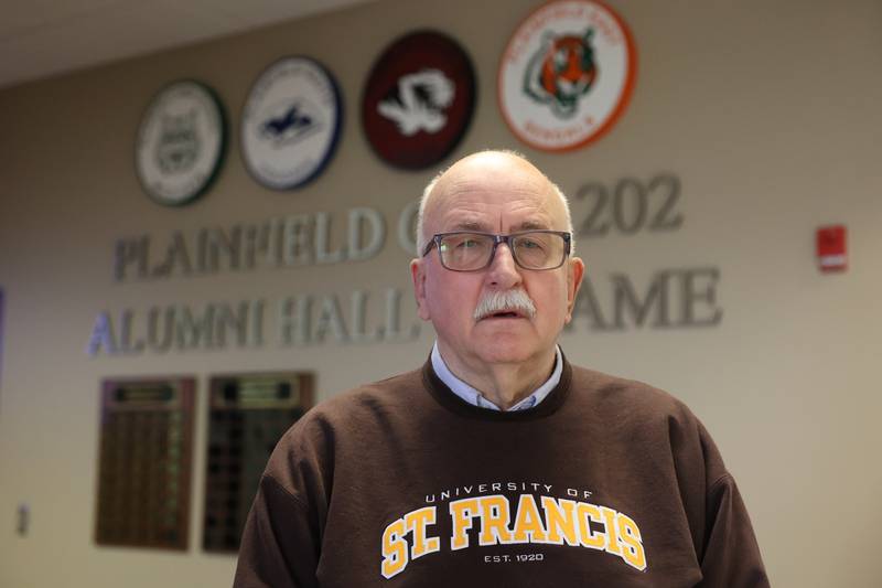 George Capps is a retired teacher and administrator in the Plainfield school district. Friday, April 8, 2022, in Plainfield.