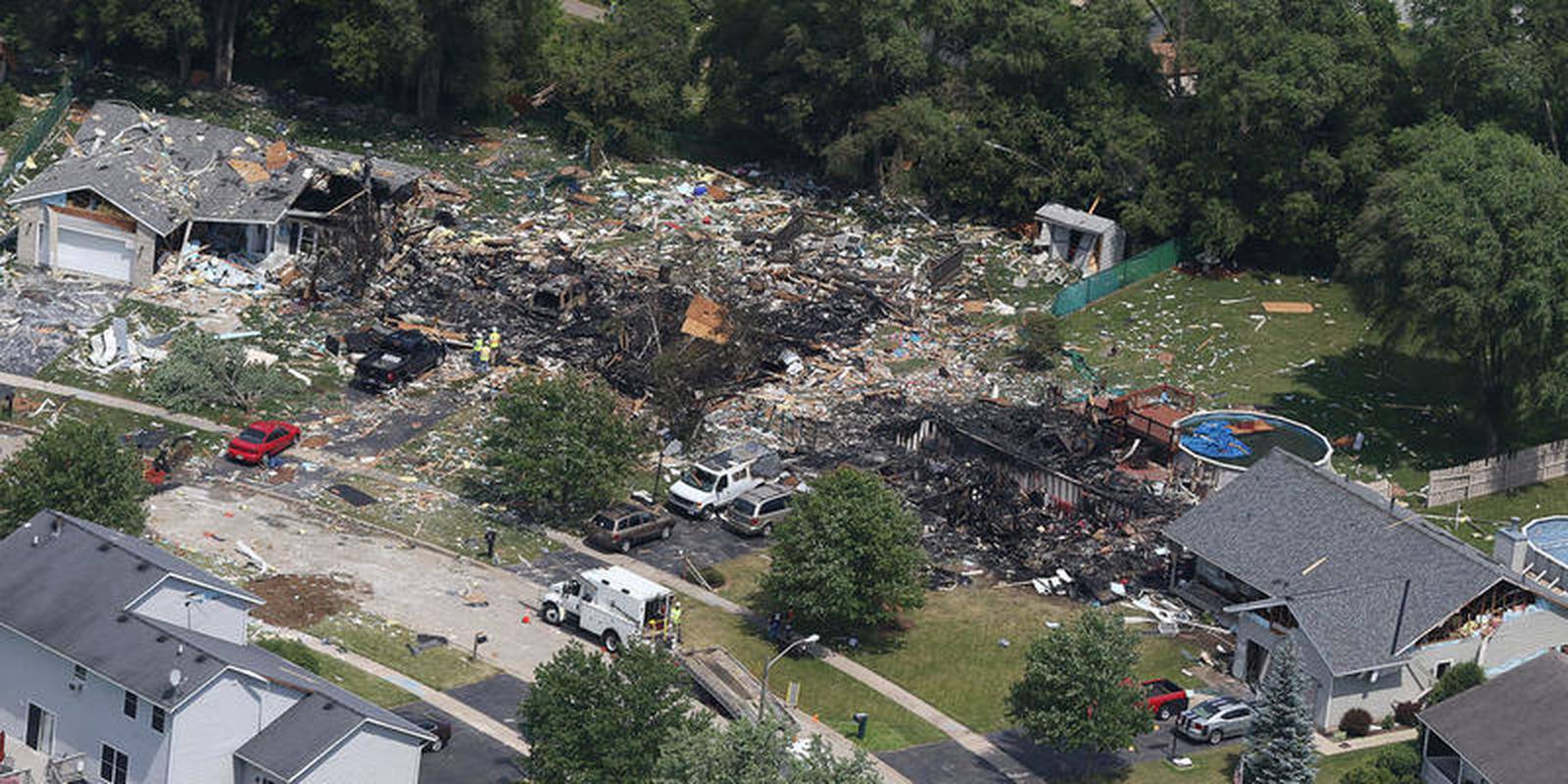 Marengo home explosion, fire and aftermath coverage Shaw Local