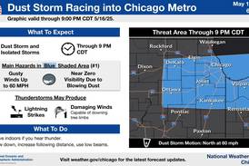 Drivers urged to stay off roads in Illinois amid dust storms
