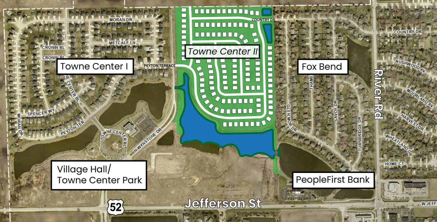 National homebuilder Lennar will provide new single-family housing – Towne Center II – on 139 lots between the existing Towne Center and Fox Bend neighborhoods in Shorewood.