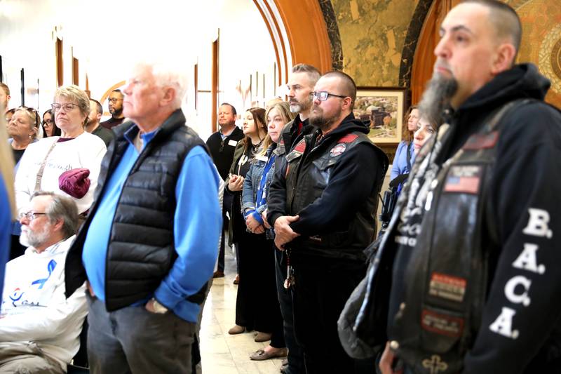 The annual Hands Around the Courthouse in honor of National Child Abuse Prevention Month was held on Thursday, April 10, 2025 at the Kane County Courthouse in Geneva.