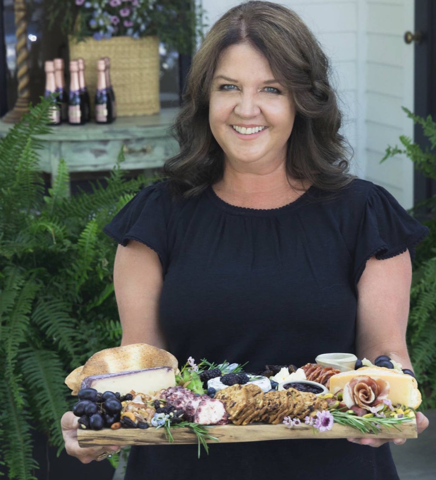 Michelle Parker at her new store, Chi-Cuterie Boards and More, 321 Franklin St., Geneva, specializing in charcuterie.