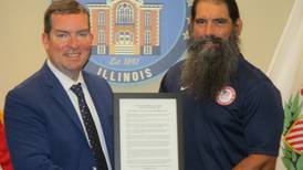 Oswego Paralympian honored by Kendall County Board