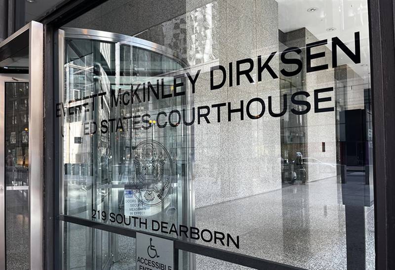 The Dirksen Courthouse is pictured in Chicago.