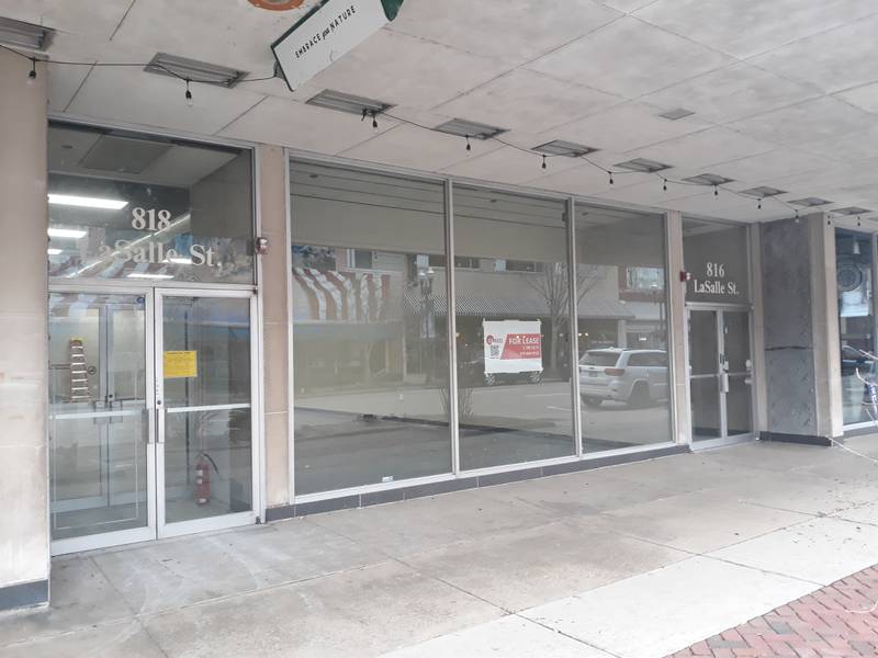 The storefront next to RPS toys at 818 La Salle St. in Ottawa is newly renovated and ready for a new tenant.