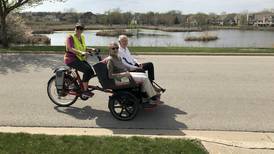 Three-wheeled rides available through Cycling Without Age