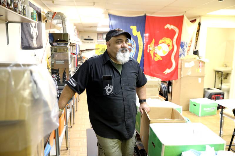Army veteran Sal Dazzo spent time in Kuwait during the 1991 Gulf War and now owns Gun Barrel Coffee in Batavia. Dazzo’s coffee roasting company supports several veteran organizations.