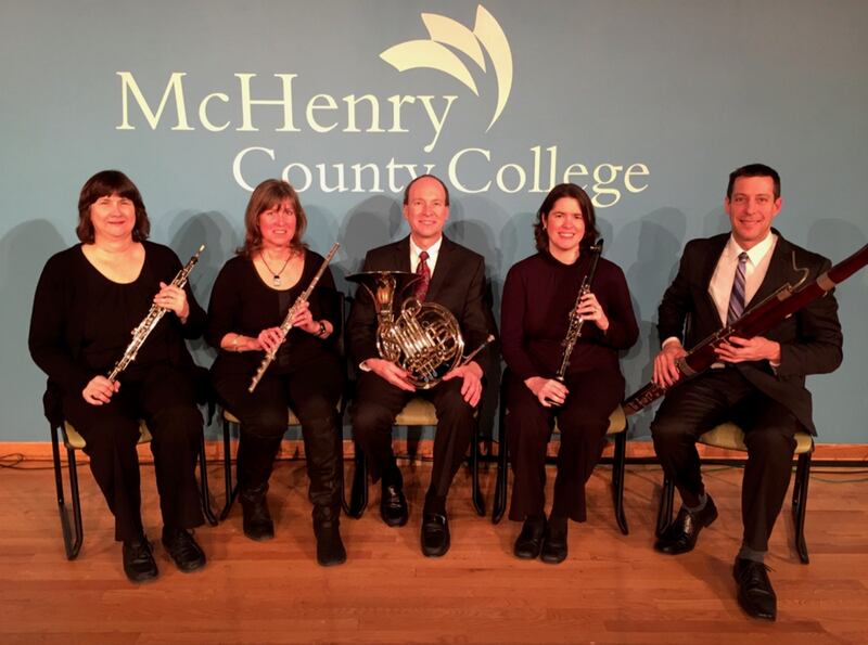 McHenry County College will welcome woodwind quintet Winds Off the Lake at 3 p.m. Sunday, April 14, 2020 at Luecht Auditorium as part of its MCC Concert Series.