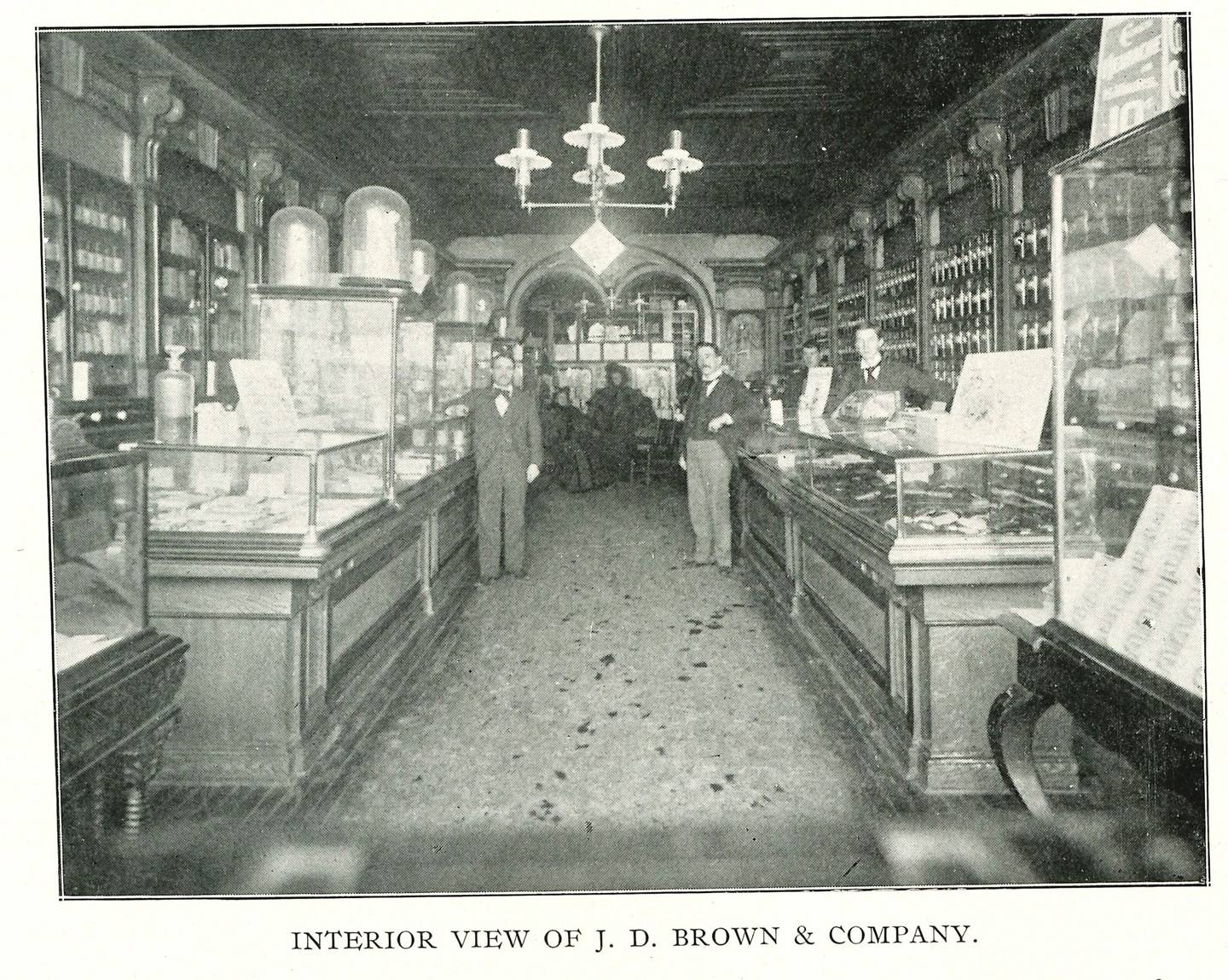 A look at the interior of J.D. Brown & Company in 1897, one of Joliet’s oldest businesses.